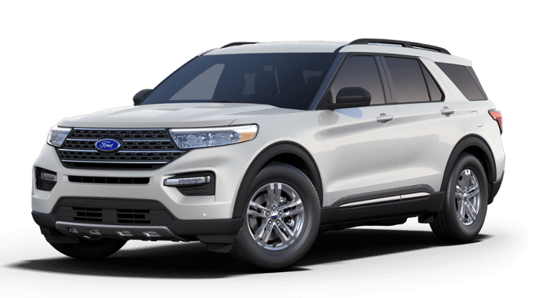 21 Ford Explorer Xlt Star White 2 3l Ecoboost Engine Mcdonnell Motors